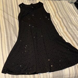 Connected Apparel Women’s Dress with Glitter Details